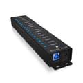 Miniatyrbild 1 av 2: USB-hubb - ICY BOX - 17 portar - USB 3.2 Gen 1 - USB-laddning - 96 W strömförsörjning
