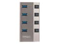 Miniatyrbild 3 av 3: Hub USB - Startech - 5G4AIBS-USB-HUB-EU - 4 portar - USB 3.2 Gen 1 - Plug and play