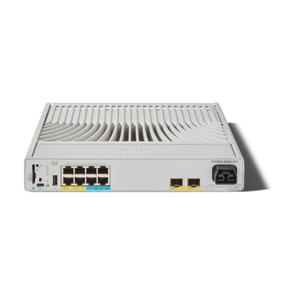 Administrerad switch - Cisco - Catalyst C9200CX-8UXG-2X-E - 8 portar - PoE - 32000 MAC-adresser
