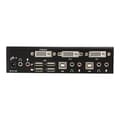 Miniatyrbild 3 av 3: STARTECH USB DVI KVM-switch - 2-portar - DVI-tangentbord Mus Monitor-switch med ljud och USB 2.0-hubb