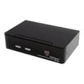 Miniatyrbild 1 av 3: STARTECH USB DVI KVM-switch - 2-portar - DVI-tangentbord Mus Monitor-switch med ljud och USB 2.0-hubb