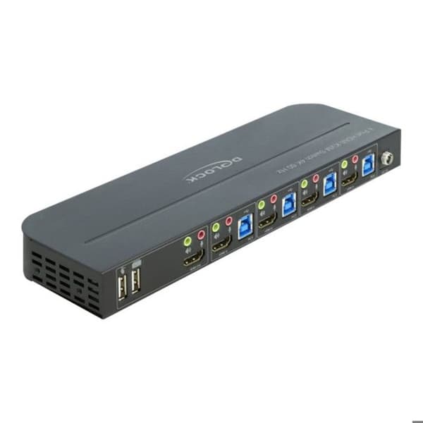 Dockningsstation DELOCK 11483 Svart