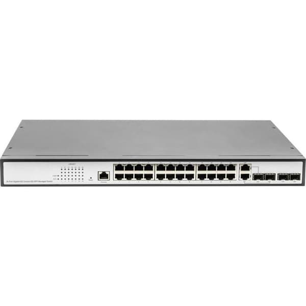 Nätverksswitch - DIGITUS - DN-80221-3 - 24 Gigabit RJ45-portar - Intelligenta funktioner - 19' montering