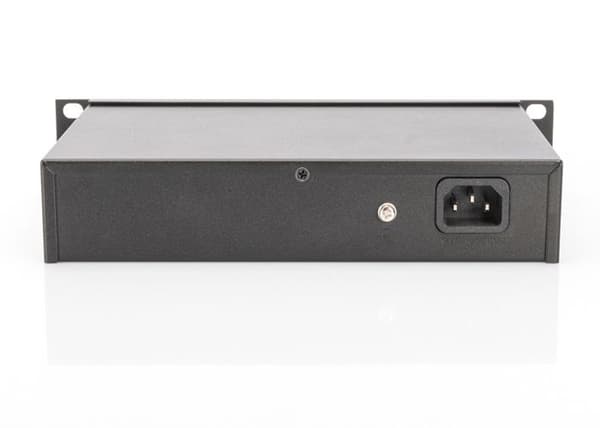 DIGITUS Professional DN-95317 Unmanaged Switch - 8 x 10-100-1000 (PoE) - Väggfäste