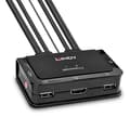 Miniatyrbild 2 av 3: KVM-switch - Lindy - 2 portar - HDMI - USB 2.0 - 3.5 mm ljud