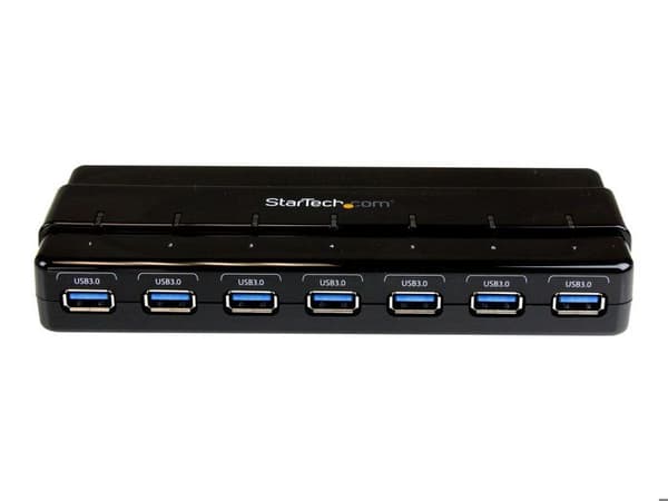 HUB - STARTECH.COM - ST7300USB3B - USB 3.0-hubb / nav med strömförsörjning - 7 portar