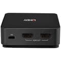 Miniatyrbild 3 av 4: KVM-switch - LINDY - 2 portar Typ C - Dual HDMI 4K60 - Ultra HD 4K60Hz - MST och SST