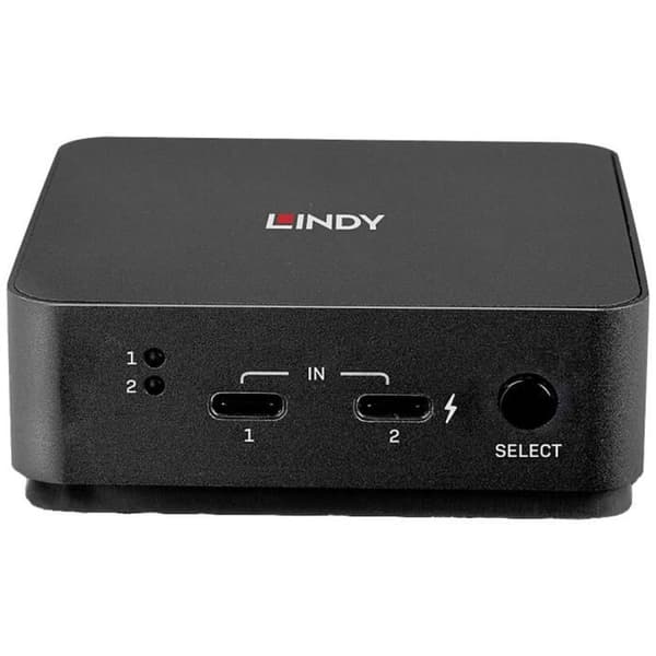 KVM-switch - LINDY - 2 portar Typ C - Dual HDMI 4K60 - Ultra HD 4K60Hz - MST och SST