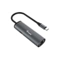 Miniatyrbild 1 av 4: UTRUSTNING 133486 USB TYP-C HUB &amp; KONCENTRATOR 1000 MBIT-S SVART, GRÅ