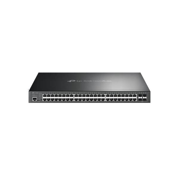 Nätverksomkopplare - TP-Link - TL-SG3452P - 52 portar - Hanterad - PoE Svart