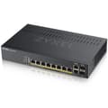 Miniatyrbild 2 av 4: Ethernet-switch - ZYXEL - GS1920-8HPV2 - 8 portar - PoE - Modulär - Informationsteknik