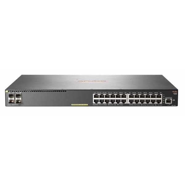Kommersiell switch nivå 3 - HPE - 2930F - 24G PoE+ - 24 portar - 4 SFP - Rackable 1U Grå
