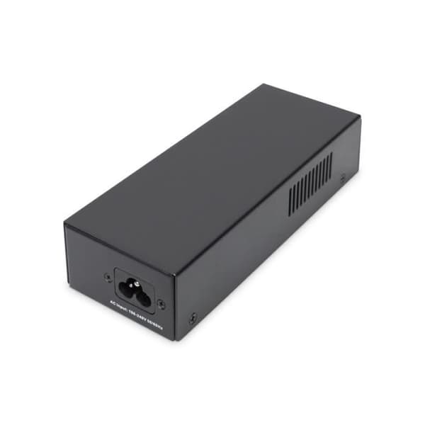 PoE++ Gigabit Ethernet-injektor - DIGITUS - DN-95109 - 85 W - 2 portar - Svart