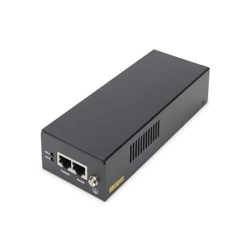 PoE++ Gigabit Ethernet-injektor - DIGITUS - DN-95109 - 85 W - 2 portar - Svart