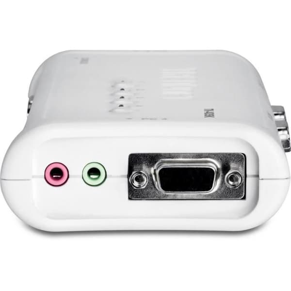 TRENDnet TK-409K KVM 4 Port VGA USB + Audio + Kablar