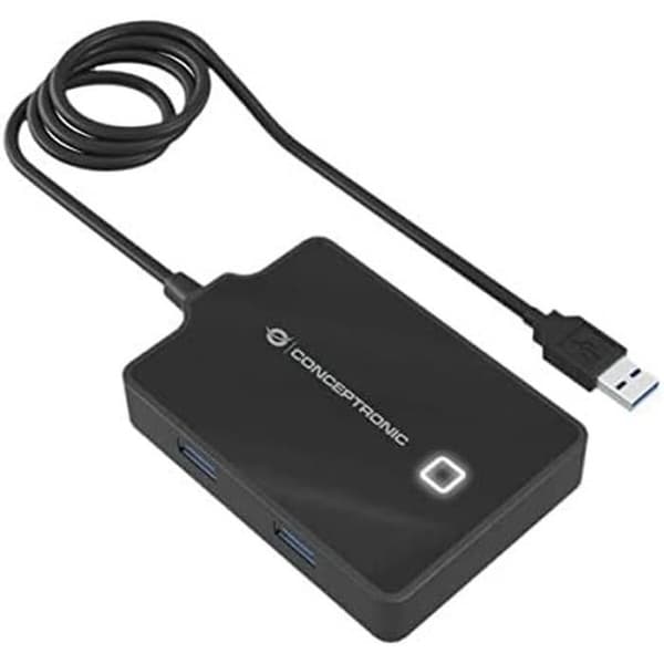 Conceptronic USB Hub HUBBIES11BP Svart