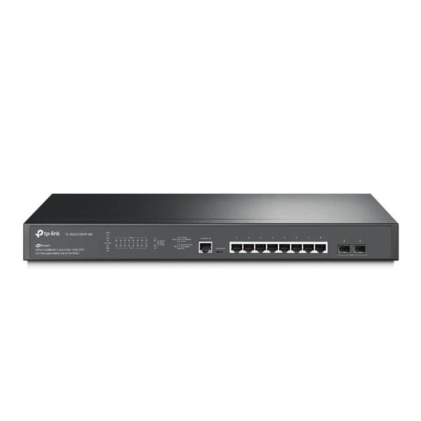 Switch - TP-Link - TL-SG3210XHP-M2 - 8 portar - PoE+ - 2.5 Gigabit Ethernet