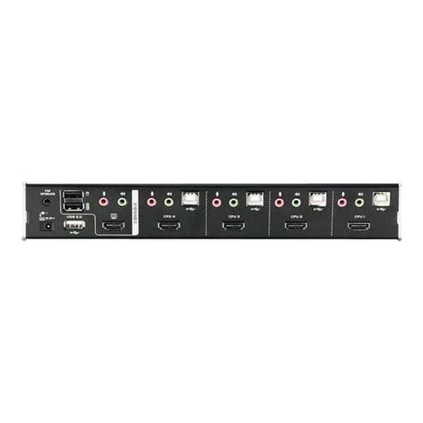KVMP Switch, ATEN, 4 gånger, CS1794, HDMI, USB 2... Svart