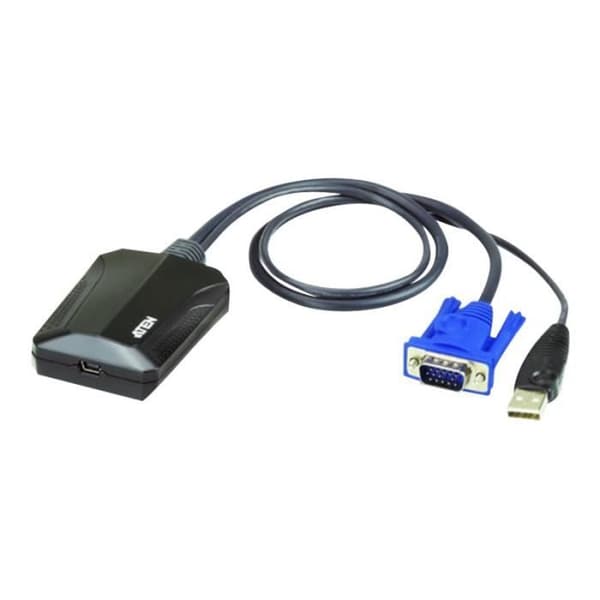 ATEN CV211 USB-konsoladapter för bärbar dator - KVM-switch - 1 x KVM-port(ar) - 1 lokal användare - Stationär dator