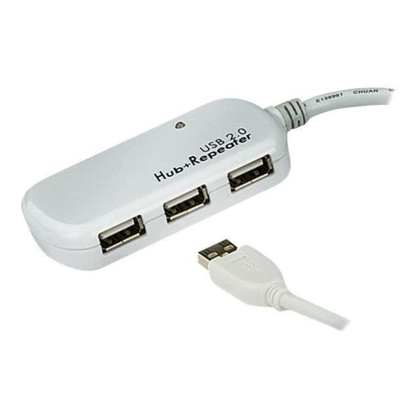 USB-förlängningskabel - ATEN - UE2120H - 4 USB 2.0-portar - Signalförstärkning