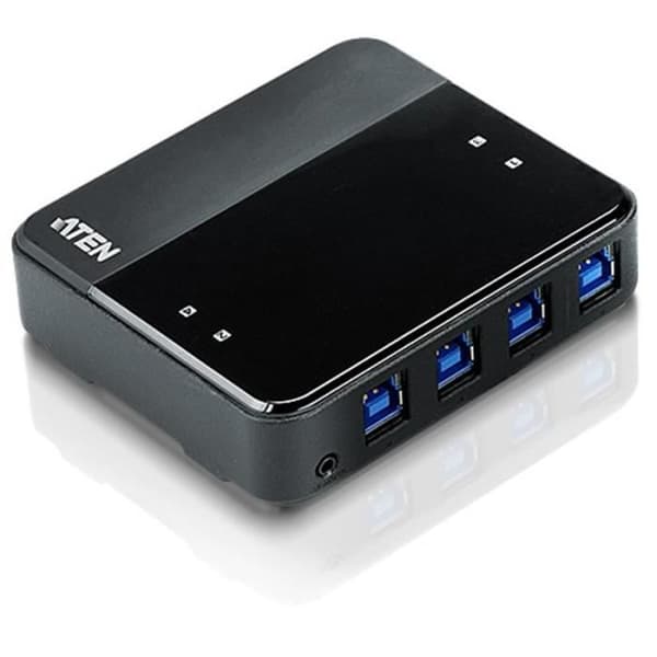 USB-enhetsdelningsbrytare - ATEN - US434 IDATE HUB BY CONDI SUPER VISION 4 AV 4 USB3.0