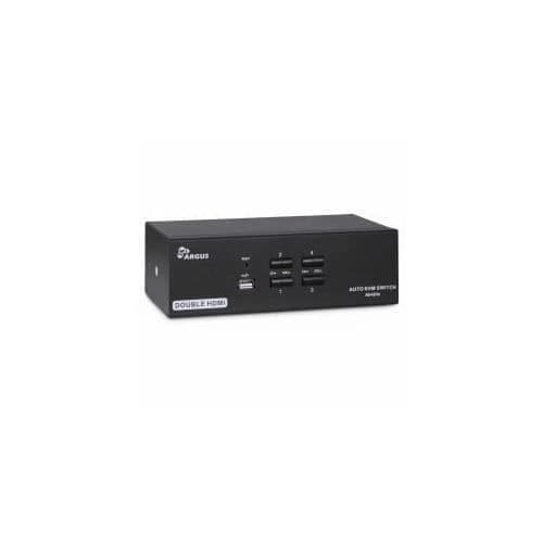GENERIC 4260455643467 - KVM SWITCH - Inter-Tech AS-42HA HDMI display switch, tangentbord och mus Svart (IPC KVM SWITCH