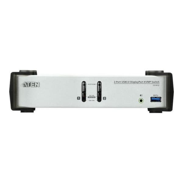ATEN CS1912 KVMP Switch Monitor-Tangentbord-Mus-Audio-USB Switch USB 2 x KVM - Audio - USB 1 Lokal användare...