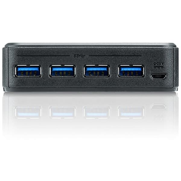 ATEN USB Sharing Switch - US234 iDate Super Hub - 2 USB 3.0-portar - Svart