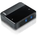 Miniatyrbild 2 av 3: ATEN USB Sharing Switch - US234 iDate Super Hub - 2 USB 3.0-portar - Svart