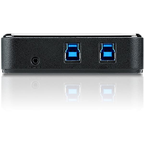 ATEN USB Sharing Switch - US234 iDate Super Hub - 2 USB 3.0-portar - Svart