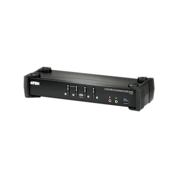 Aten CS1924 DisplayPort/USB 3.0/Audio KVM-switch - 4 portar
