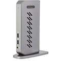 Miniatyrbild 3 av 3: USB-hub - Startech - DK30A2DHUUE - 6 portar USB A - 1 portar RJ-45 - Svart