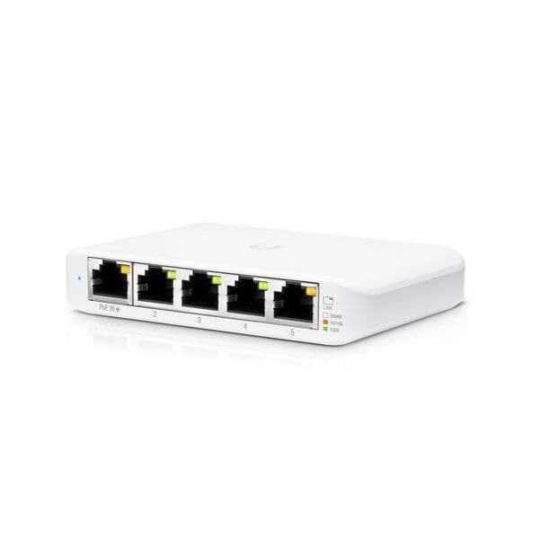UBIQUITI Switch - 5 RJ-45 Ethernet-portar - Managed - Gigabit Ethernet Vit