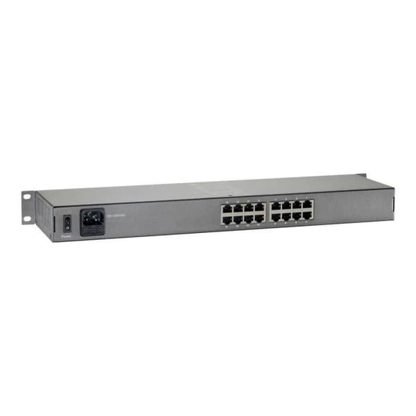 LevelOne FEP-1601W120 Switch 16 x 10-100 (PoE+) stationär dator, rackmonterbar PoE+ (112W)