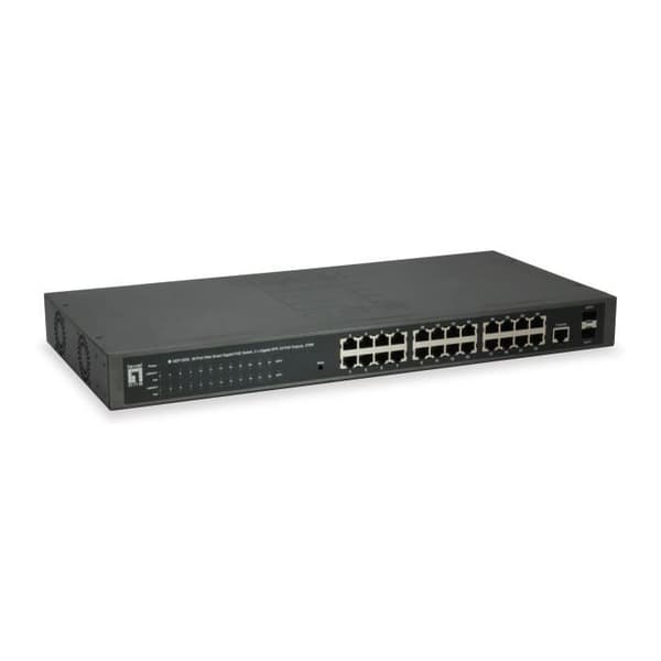 LEVELONE GEP-2652 MANAGED L2 GIGABIT ETHERNET (10-100-1000) GRÅ CONNEXIO