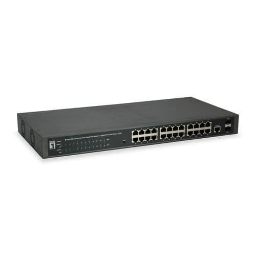 LEVELONE GEP-2652 MANAGED L2 GIGABIT ETHERNET (10-100-1000) GRÅ CONNEXIO