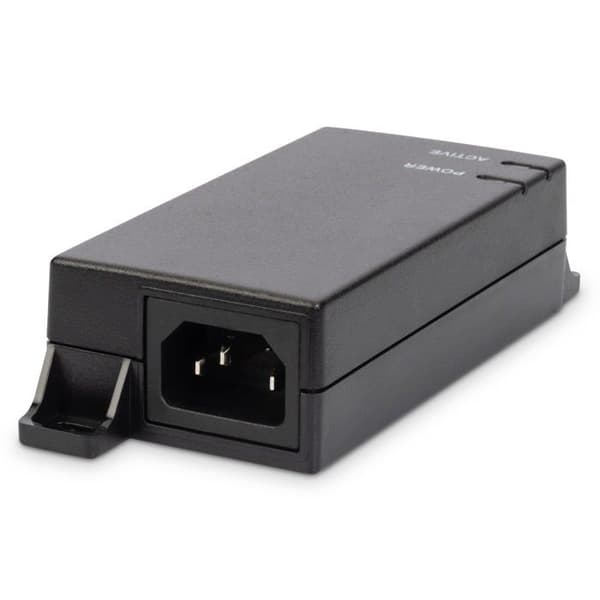 DIGITUS PoE Injector IEEE802.3af Gigabit Ethernet 15,4W Max. 48V-stift 4/5 (+) och 7/8(-)
