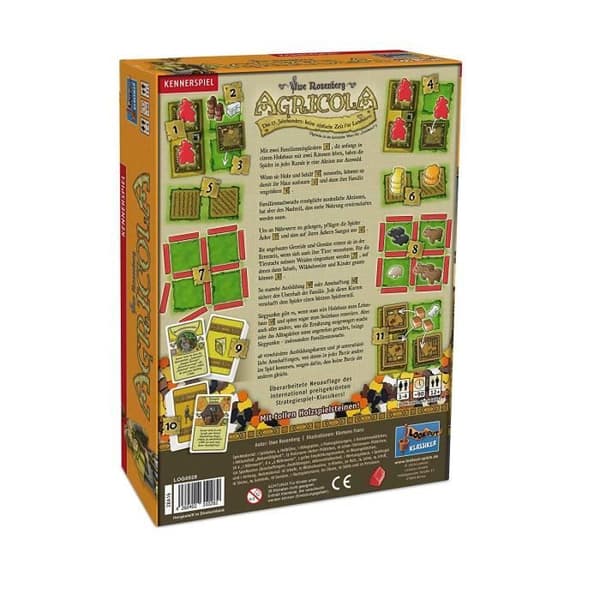 Lookout Games 22160028 - KVM SWITCH - - Agricola, The Game for Experts av Uwe Rosenberg (engelska språket är inte garanterat)