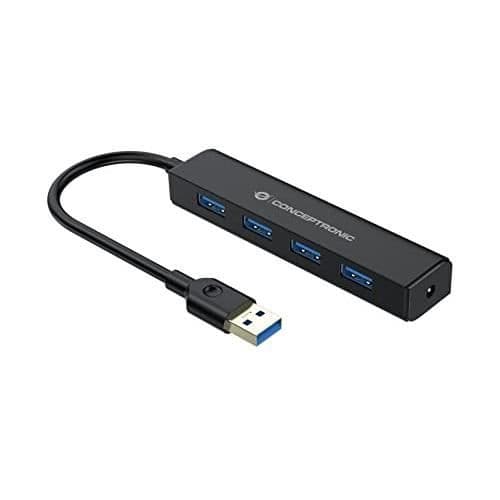 CONCEPTRONIC C4PUSB3 HUB &amp; KONCENTRATOR USB 3.2 GEN 1 (3.1 GEN 1) TYP