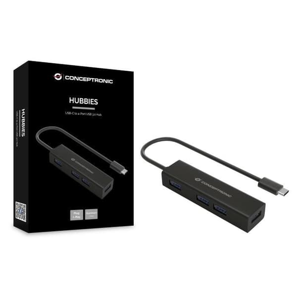 CONCEPTRONIC HUBBIES07B USB 3.2 GEN 1 HUB & HUB (3.1 GEN 1)