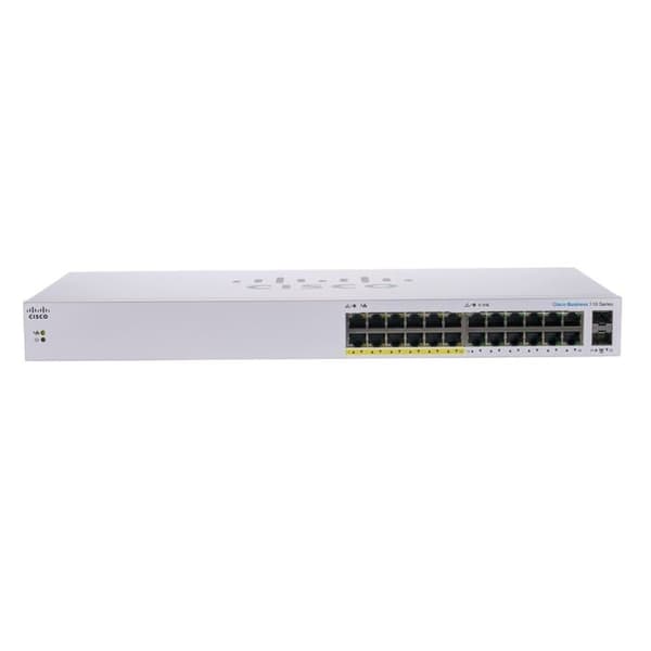Switch - Cisco - CBS110-24PP-EU - 24 portar - PoE 100W - icke-hanterad