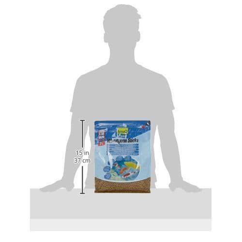 Fiskfoder - Tetra Pond - Vetegrynssticks - Flytande - Speciellt för kallt väder - 32% protein