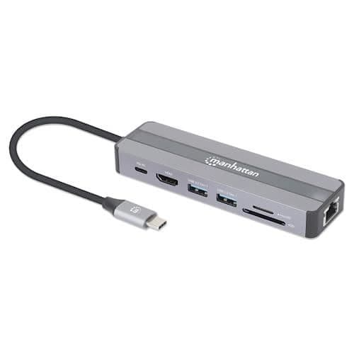 USB-A DOCK-HUB 5-PORTAR- MANHATTAN 153928