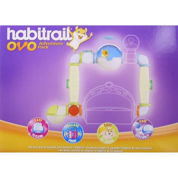 Habitrail 62691 - KVM SWITCH - Tiendanimal OVO Adventure Pack för hamstrar
