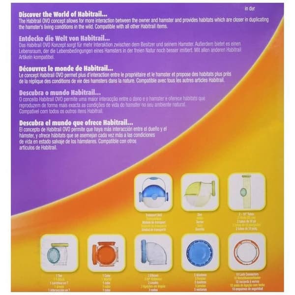 Habitrail 62691 - KVM SWITCH - Tiendanimal OVO Adventure Pack för hamstrar