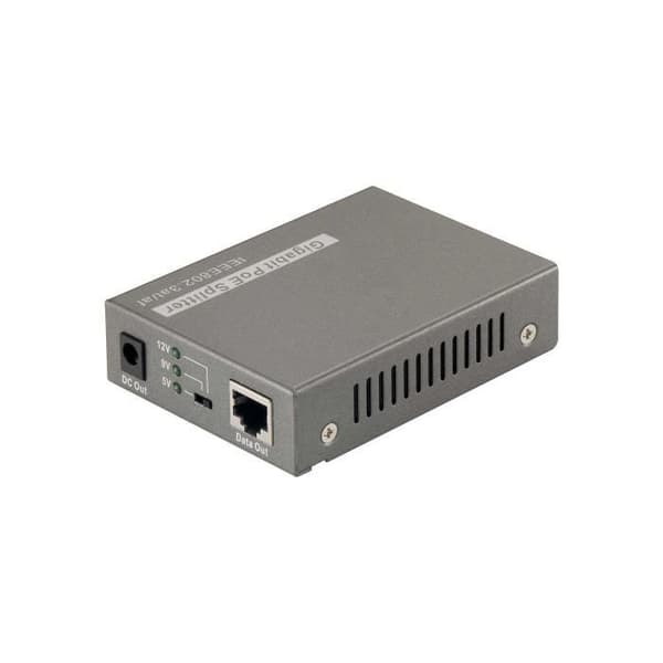 LEVELONE splitter - POS-3000 - 1 x GE - Automatisk PoE-detektering - Kortslutningsskydd