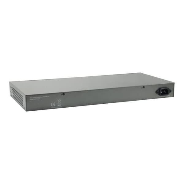 LevelOne GEP-2651 Smart Switch 24 x 10-100-1000 (PoE+) + 2 x Combo Gigabit SFP-rackmonterbar PoE+ (185W)