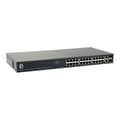 Miniatyrbild 1 av 2: LevelOne GEP-2651 Smart Switch 24 x 10-100-1000 (PoE+) + 2 x Combo Gigabit SFP-rackmonterbar PoE+ (185W)