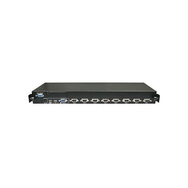 KVM-switch - LINDY - Combo 8C - 8 portar - USB - Svart