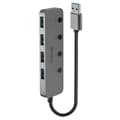 Miniatyrbild 3 av 3: LINDY Hub USB 3.0 4 portar Silver